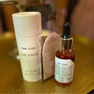 Tan Luxe-The Face unopened untouched regular size bottle w free application pad